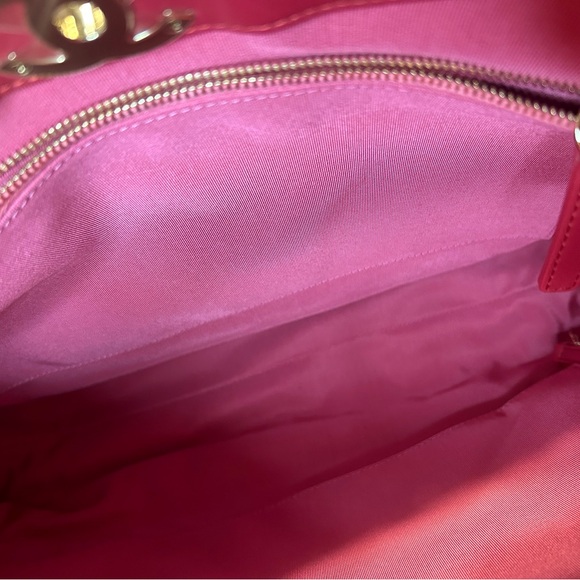 CHANEL Lambskin Quilted Large 31 Hand Bag Pink Light Red Women's Authentic Cert. - Picture 9 of 15